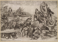 KG 00159
<br/>
Laatste Oordeel: opstanding der doden
<br/>
<em>Casa, Nicolò della (werkz. 1543 - 1547)</em>